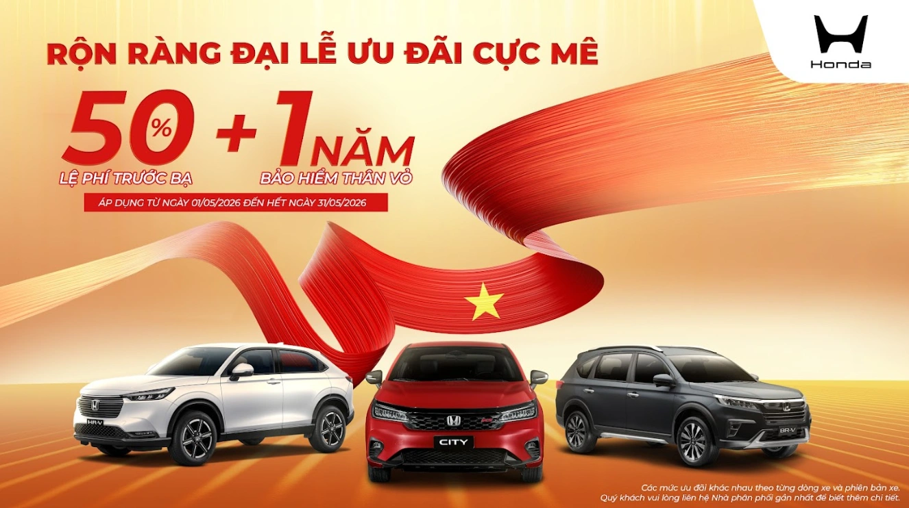 Khuyến mãi tháng 05/2026: RỘN RÀNG ĐẠI LỄ - ƯU ĐÃI CỰC MÊ